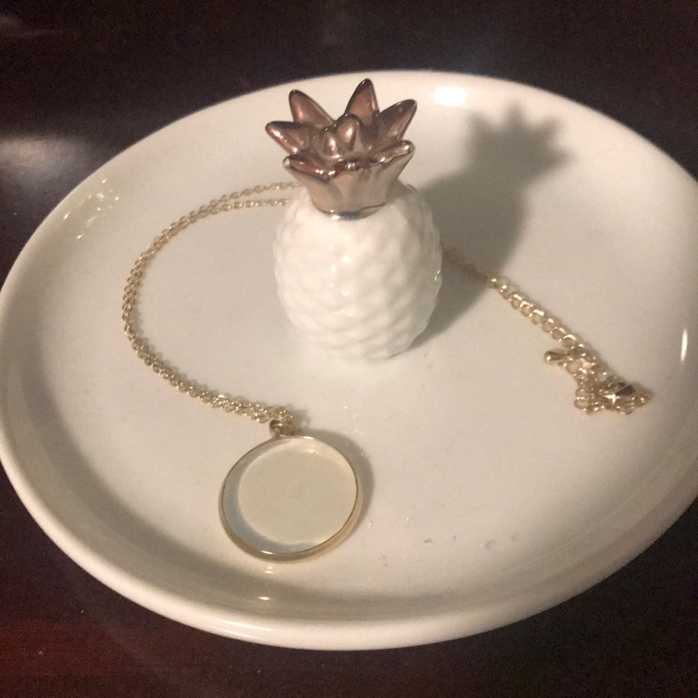 Gold Circle Necklace